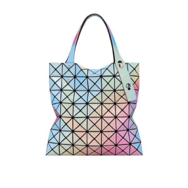 issey miyake イッセイミヤケ BAOBAO バオバオ イリュージョン ホワイトベース トートバッグ