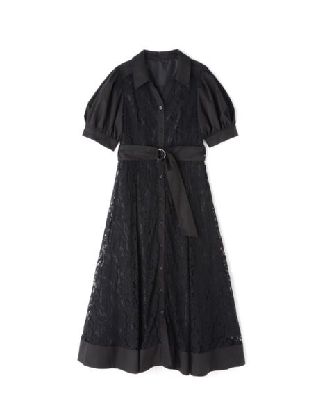 新品 PROPORTION BODY DRESSING プロポーションボディドレッシング レースシャツワンピース