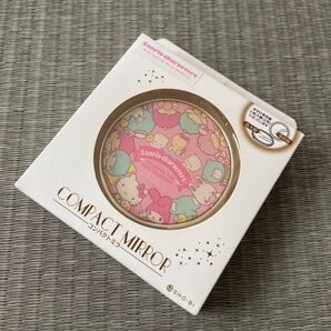 サンリオ コンパクトミラー 鏡 ハローキティ マイメロディ ニャニィニュニェニョン チアリーチャム ゴロピカドン タキシードサム