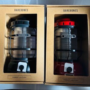 BAREBONES LIVING ベアボーンズ フォレスト ランタンLED 未使用 赤黒セット バッテリー無し