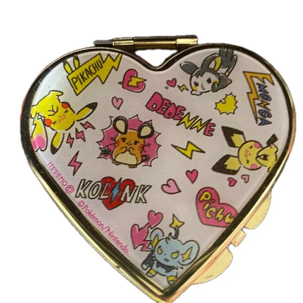 ポケモン ハート型 手鏡 中古 傷あり イッツデモ