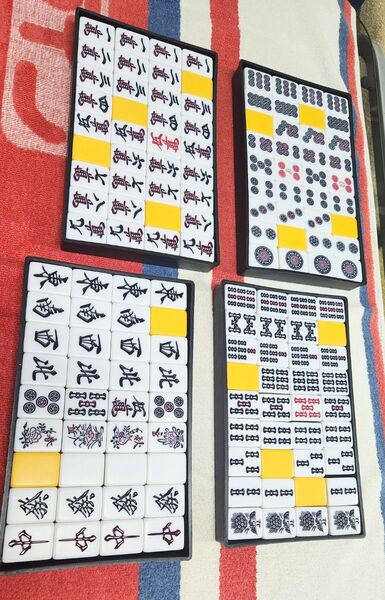 特大 Lサイズ 麻雀牌セット 点棒 マージャンパイ 起家マーク サイコロ 点数棒 まーじゃんぱい 特大 Lサイズ 麻雀セット