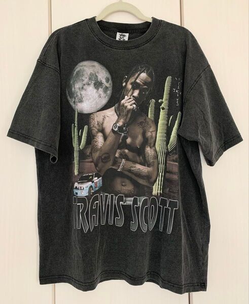 希少!Uncle Ric's ラップTシャツ Travis Scott トラヴィススコット ヴィンテージブラック RAPTEE