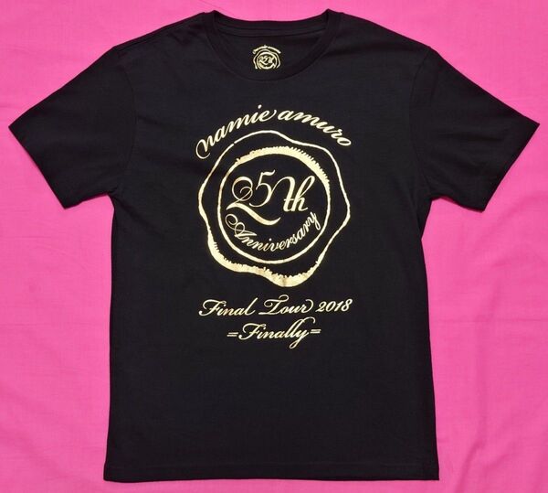 安室奈美恵FinalTour2018FC限定ツアーTシャツS黒Finally安室ちゃんブラック半袖25周年25th
