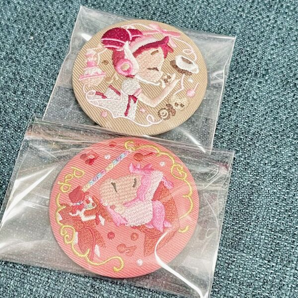 おジャ魔女どれみ 刺繍缶バッジ