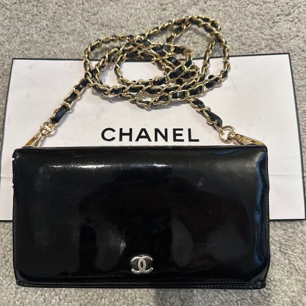 CHANEL シャネル 折り財布 チェーンウォレット ショルダーバッグ