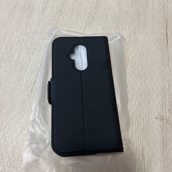 らくらくスマートフォン F-52B ケース カバー 手帳型ケース ブラック
