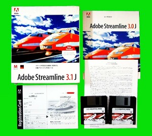 【1150】 Adobe Streamline 3.1J アドビ ストーリームライン 自動アウトライン作成 PostScript線画 変換 ポストスクリプト イメージ 画像