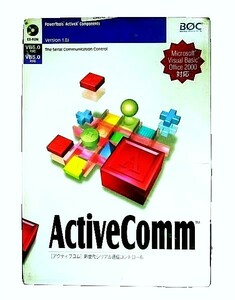 【878】 ActiveComm 1.0J 未開封品 RS-232C用 シリアル通信 モデム制御 アクティブコム 通信プログラム開発ソフト API 4949240107703