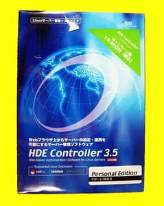 【1327】HDE Linux Controller3.5 Personal 未開封 リナックス コントローラ Server サーバー管理ソフト 設定 操作 リモート 4529967000497