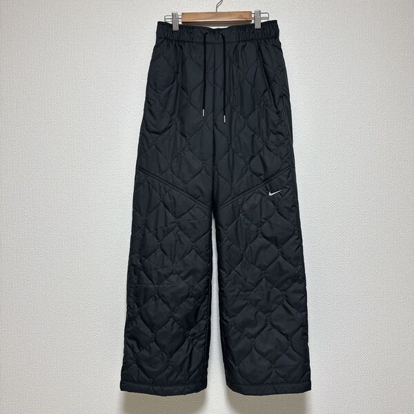 【美品】NIKE ナイキ キルティング ワイド パンツ S