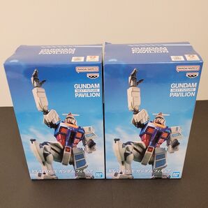 ナムコ限定 ガンダム RX-78F00/E パビリオン フィギュア 2個セット