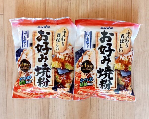 ニップン お好み焼粉 200gx2袋