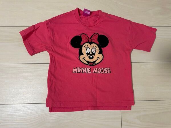 ミニーマウス Tシャツ ピンク 100