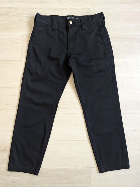 BLUCO ブルコ SLIM WORK PANTS スリムワークパンツ Sサイズ/ブラック/OL-063