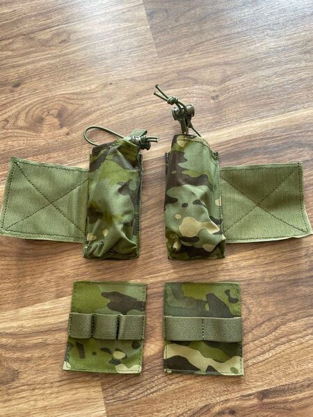 新品 マルチカムトロピック柄 ポーチ各種 マガジンポーチ ポーチ MULTICAM