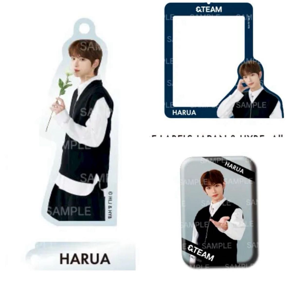 新品 &TEAM たかい クリアスタンド アクリル HARUA エンチーム