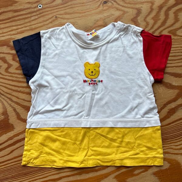 ミキハウス Tシャツ ベビー 70cm 半袖 トップス 子供服