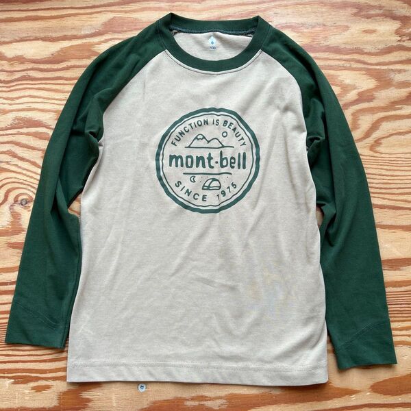 モンベル 長袖 カットソー ラグラン Tシャツ キッズ 子供服