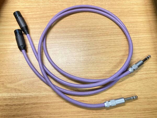 2本セット OYAIDE ( オヤイデ ) 1m XLRオス-TRSフォン