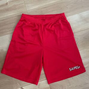 SAPEur バスケットボールショーツ レッド ハーフパンツ Mサイズ