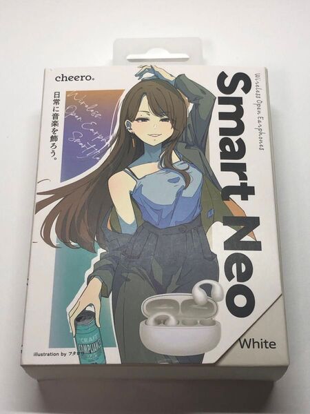 【新品 未開封】cheero Smart Neo ワイヤレスイヤホン ホワイト