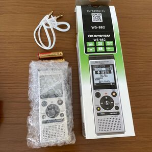 【美品】OM SYSTEM/オリンパス ICレコーダー WS-882