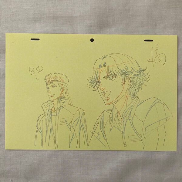 希少 新テニスの王子様 テニプリスト 菊丸英二 桃城武 原画 ポストカード