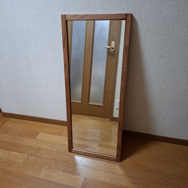 鏡 無垢古材 ヴィンテージスタイル 全身鏡 幅40cm×高96.5㎝