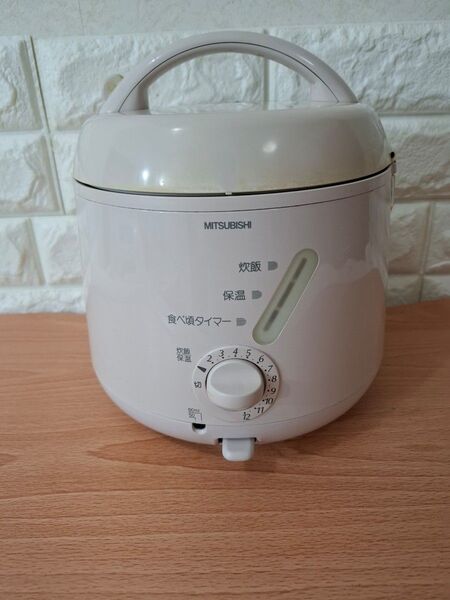 三菱 電子炊飯ジャー 炊飯器 3合炊き レトロ 93年製 ※通電確認済み