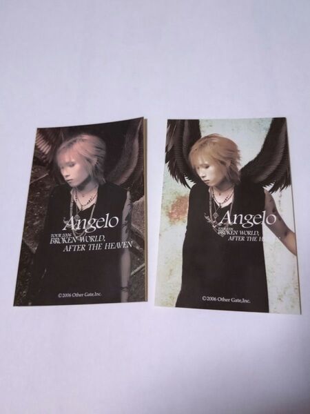 Angelo TOUR 2006 BROKEN WORLD, AFTER THE HEAVEN KIRITOステッカー2種