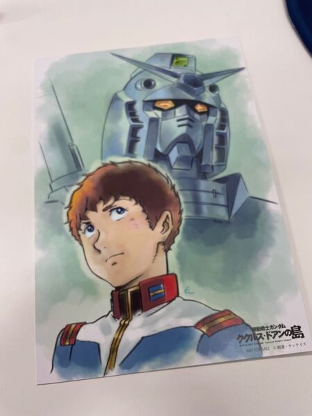 機動戦士 ガンダム ククルス ドアンの島 2週目 来場者 特典 イラストシート アムロ RX-78-02 未使用品