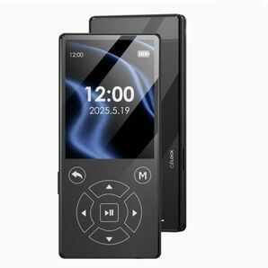 MP3プレーヤー 64GB 128GB拡張 スピーカー内蔵 ブラック Bluetooth デジタルオーディオプレーヤー