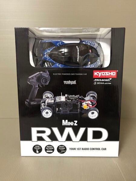 未開封 京商 ミニッツ RWDシリーズ レディセット マクラーレン セナ GTR ブルー MR-03
