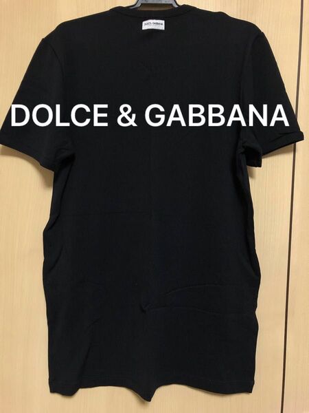 DOLCE & GABBANA ブラック Tシャツ EU-M、USA-S