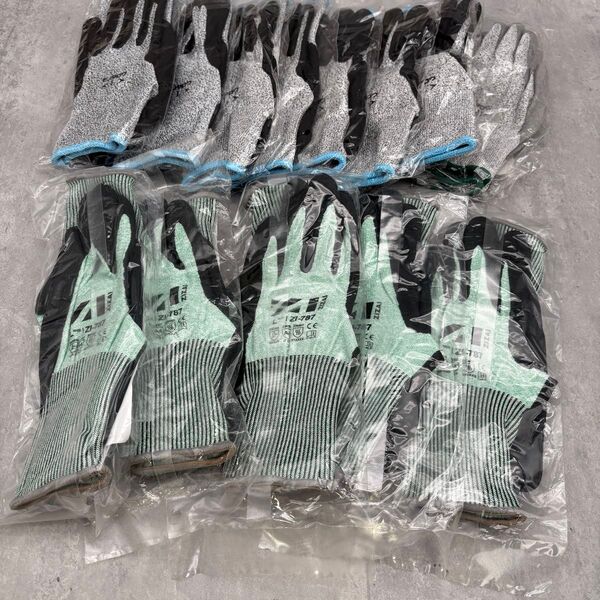 切創防止手袋 13双セット サイズL 12双 サイズM 1双 防刃手袋 耐切創 作業手袋