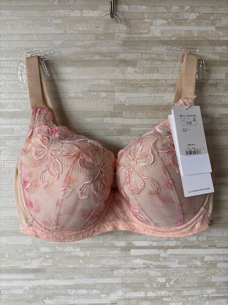 F75」トリンプ 天使のブラ 魔法のハリ感606 ブラジャー