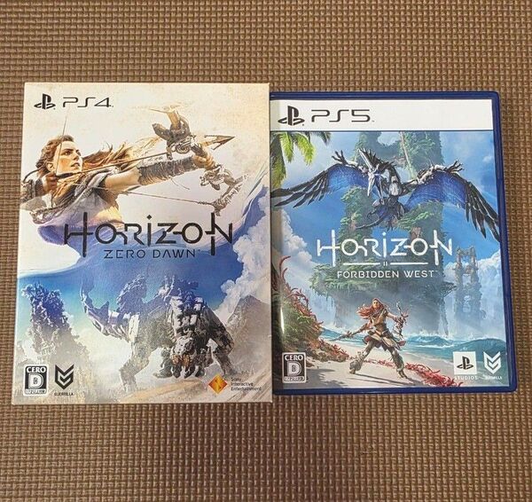 【2個セット】Horizon Zero Dawn(初回限定版) PS4 & Horizon Forbidden West PS5