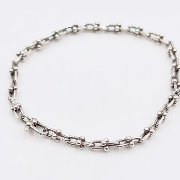 TIFFANY&Co ティファニー ハードウェア マイクロリンク ブレスレット Ag925 シルバー