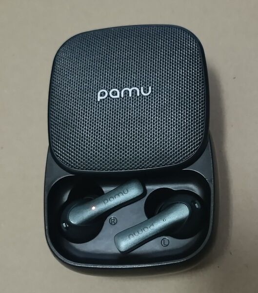 Pamu Slide グリーン ワイヤレスイヤホン ジャンク品