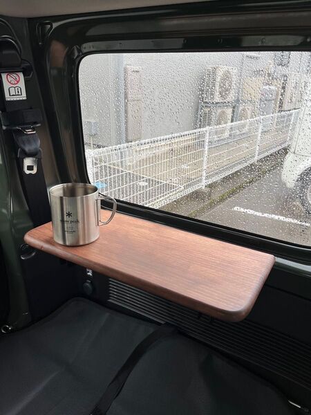 新型ジムニー jb64 jb74 サイドテーブル 折り畳み式 助手席後ろ側用