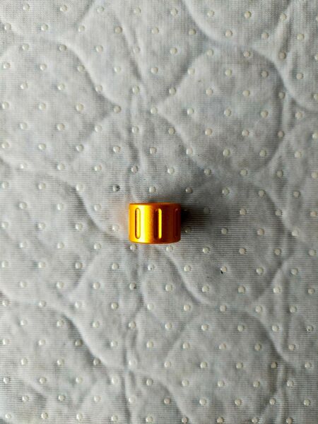 アウターバレル キャップ 14mm 逆ネジ ゴールド