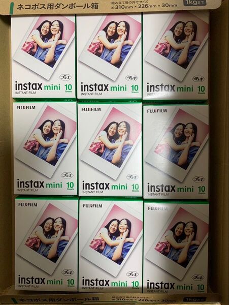 FUJIFILM チェキフィルム instax mini 10枚入り×9箱 90枚