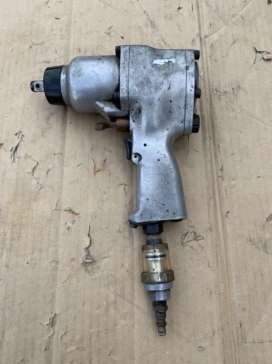 (B)be cell (VESSEL) AIR воздушный ударный гайковерт одиночный Hammer GT-P14J пустой . автомобиль инструмент обслуживания б/у товар работоспособность не проверялась утиль 