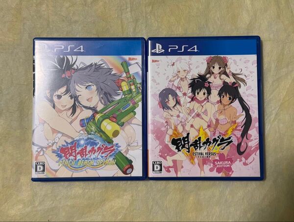 【正常動作品】 PS4 閃乱カグラ 2点セット まとめ売り プレステ4 ゲームソフト