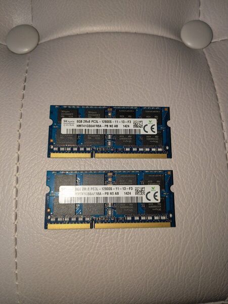 SK hynix 8GBメモリ 2枚セット PC3L-12800S