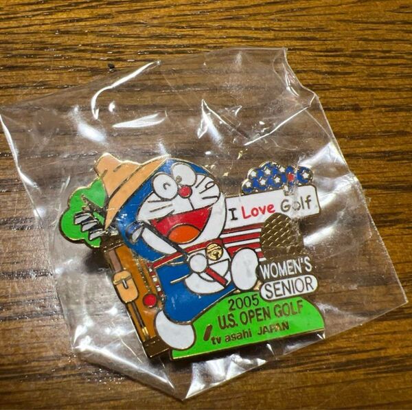 【非売品】ドラえもんピンバッチ(2005年全米女子オープンゴルフ記念品) ピンバッジ
