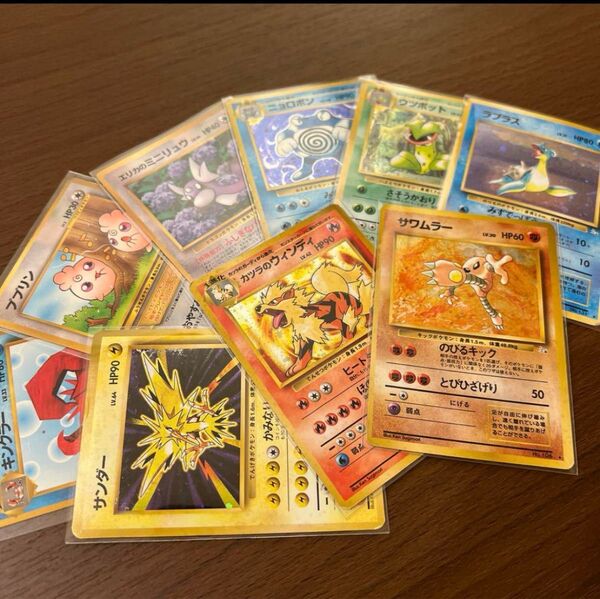【旧裏】まとめ売り キラ6枚&プロモ3枚 ポケモンカード キラ ポケカ 旧裏 旧裏面