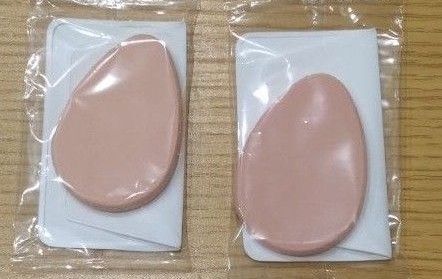【クーポンOK】しずく型 スポンジパフ 2個