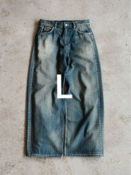 LIDNM SEMI WIDE HERITAGE DENIM PANTS
